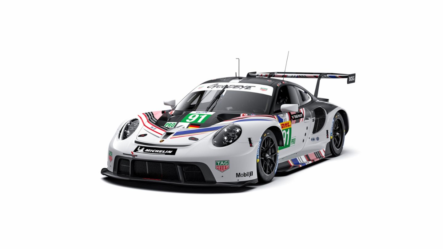 911 RSR with special livery, FIA WEC, Bahrain, 2022, Porsche AG