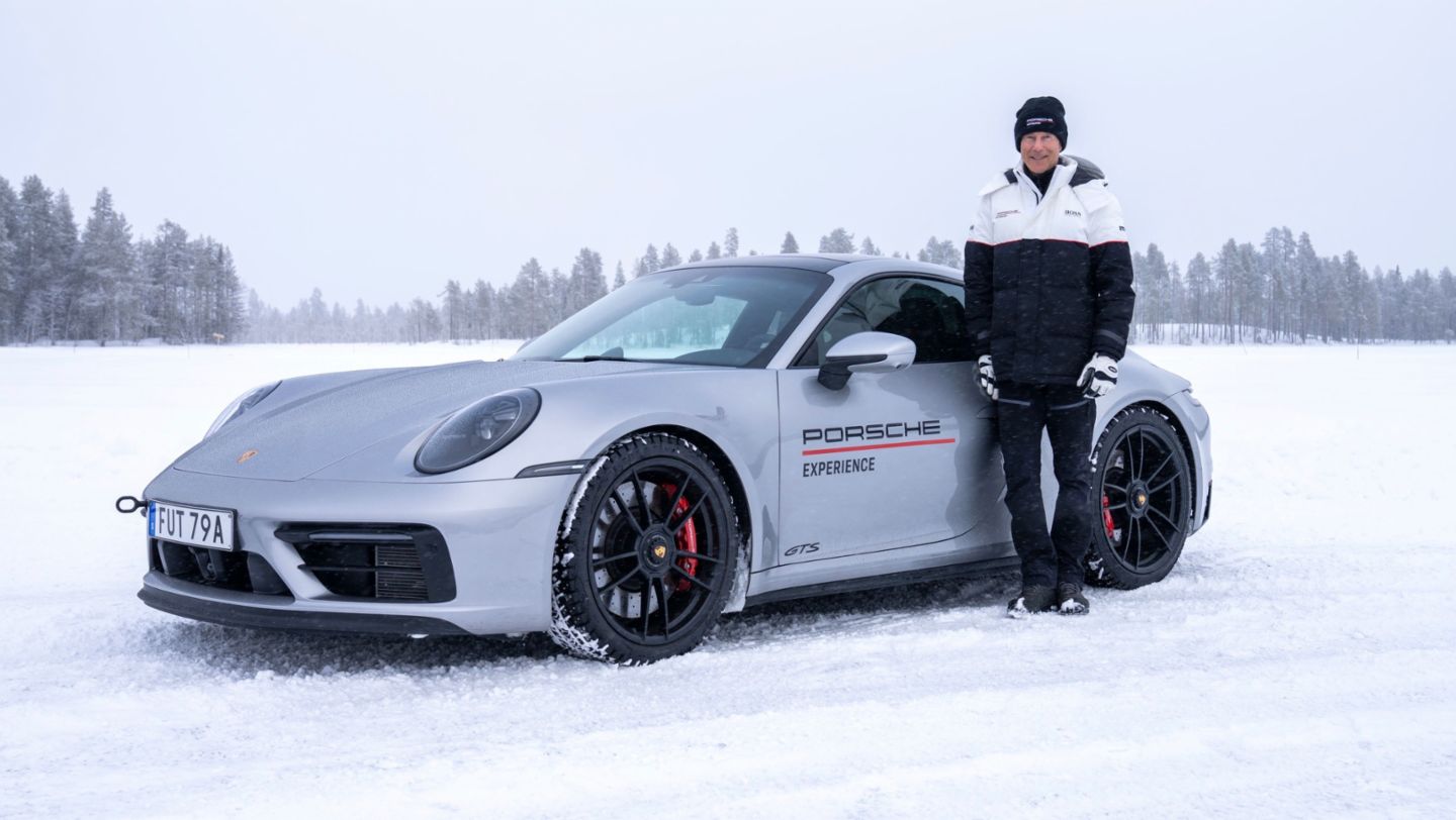 Ingemar Stenmark, 911 Carrera 4 GTS, Porsche Ice Experience, Sweden, 2022, Porsche AG