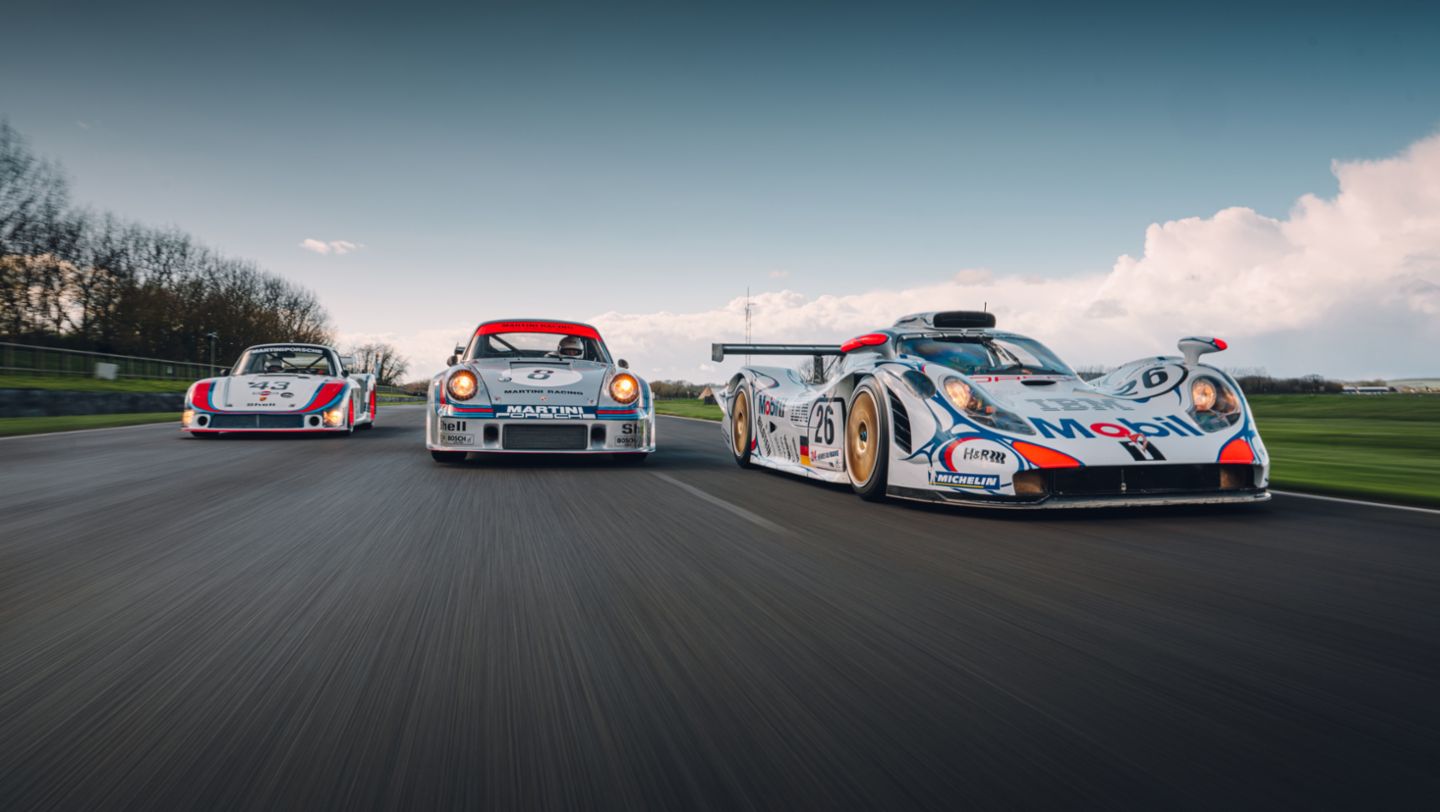 Porsche 935/78, Porsche 911 Carrera RSR Turbo, Porsche 911 GT1 '98, 80th Goodwood Members' Meeting, Goodwood, 2023, Porsche AG