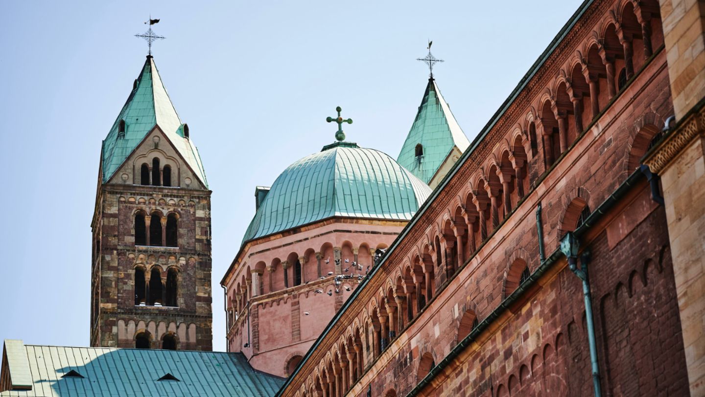 Cathedral of Speyer, Porsche Heritage Experience, 2023, Porsche AG