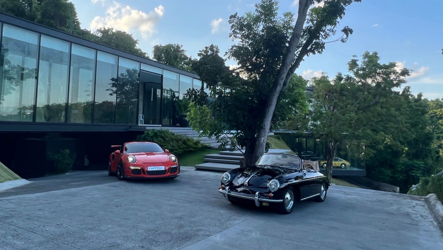 Jay Aldeguer's garage, Porsche 911 GT3 RS (991), Porsche 356 B Cabriolet, Philippines, 2023, Porsche AG