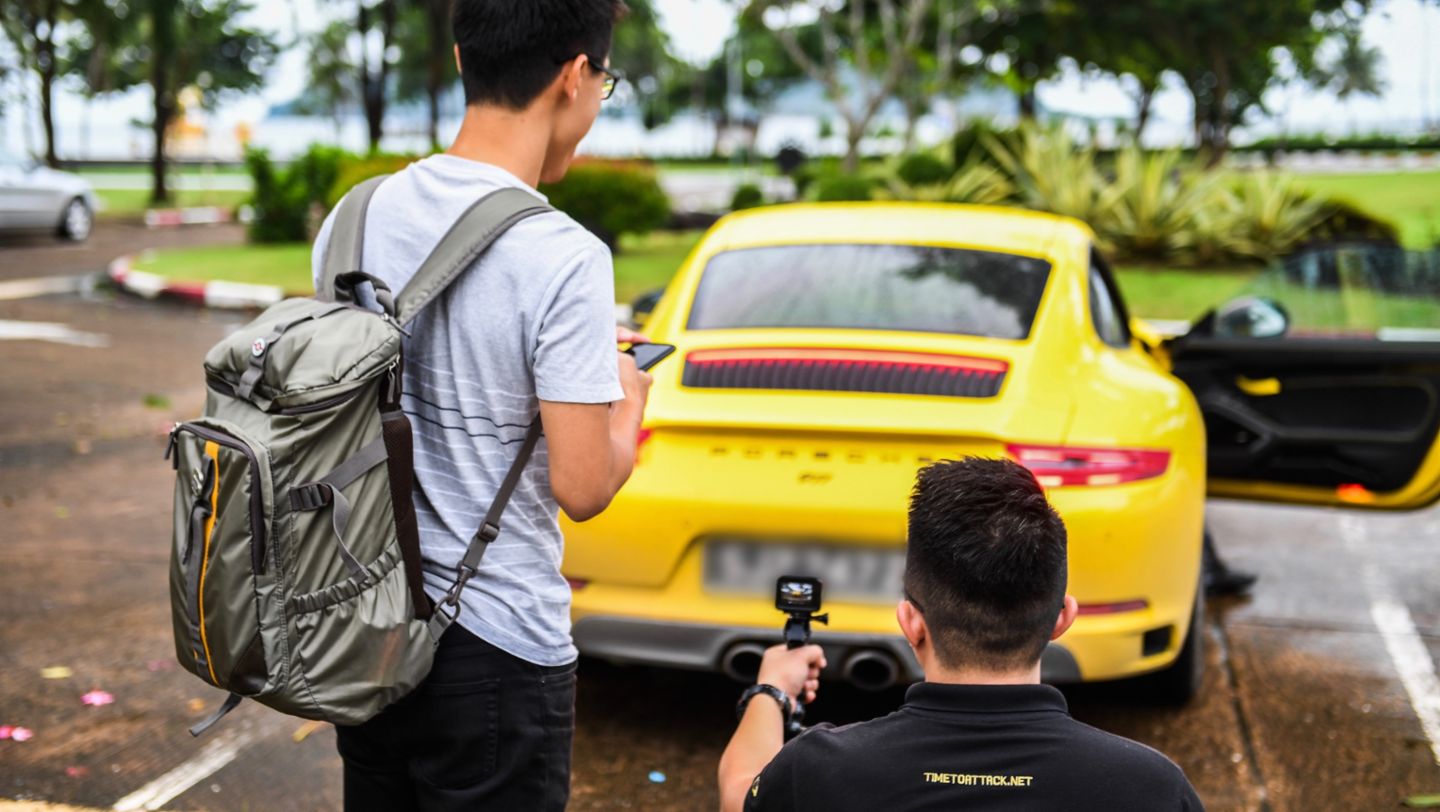 911 Carrera T, Road to Sportscar Together Day, Chumphon nach Bangkok, 2018, Porsche AG