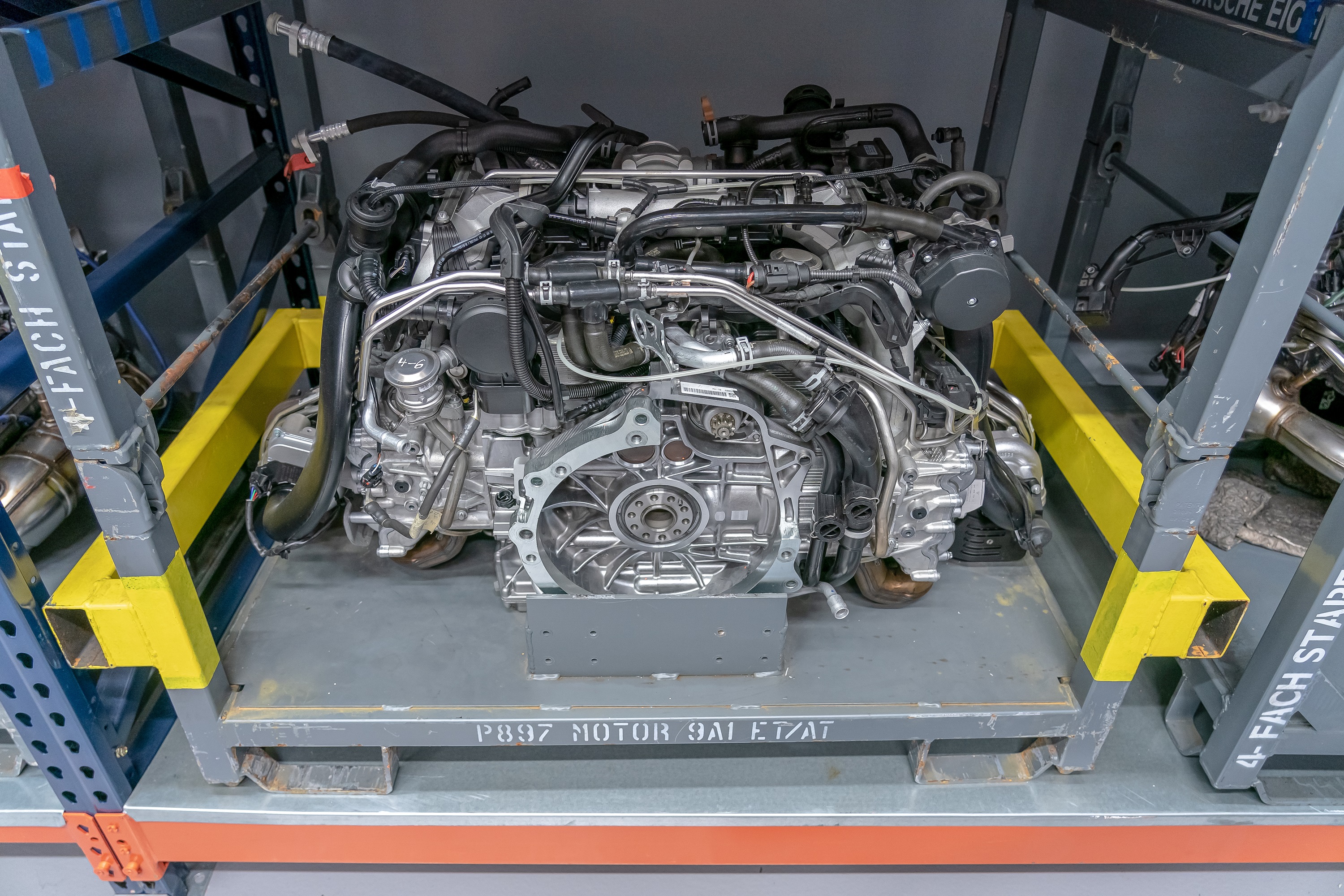 2010 911 Turbo engine,  Engine room, Porsche Experience Center Atlanta, 2020, PCNA