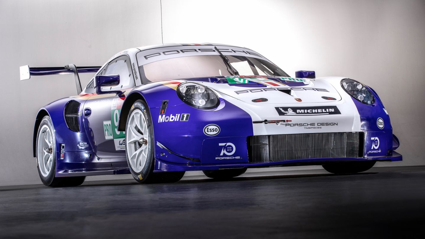 Two Porsche Rsr Compete In Historic Livery