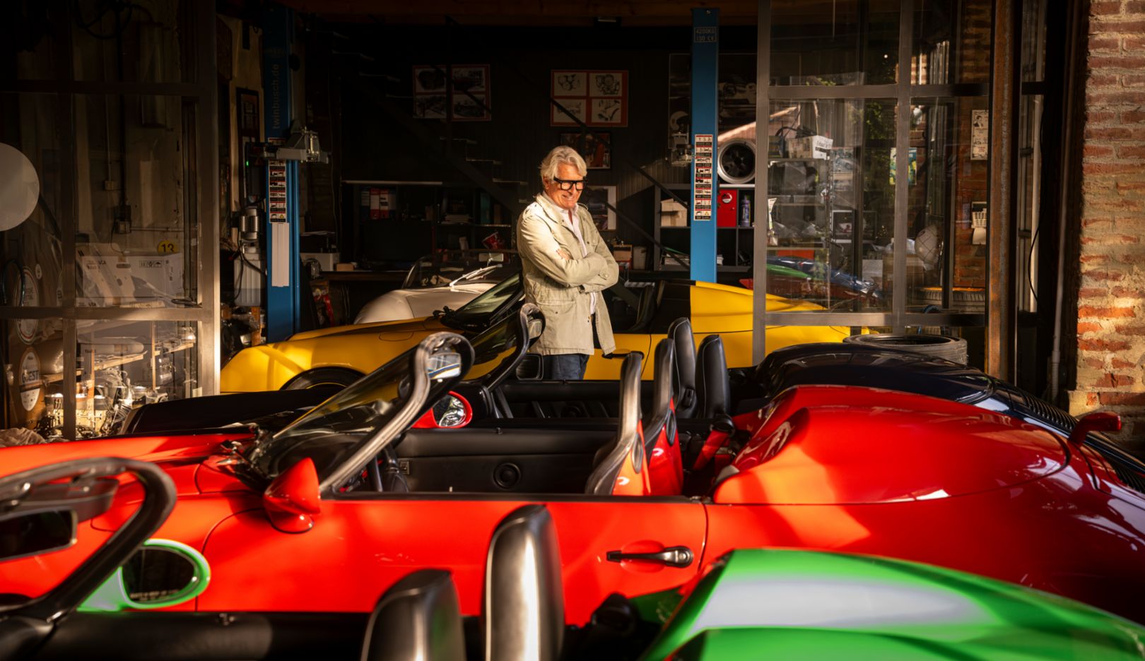 Luca Trazzi i jego kolekcja Speedsterów – teraz dzięki 911 Speedster (993) jest ona kompletna.