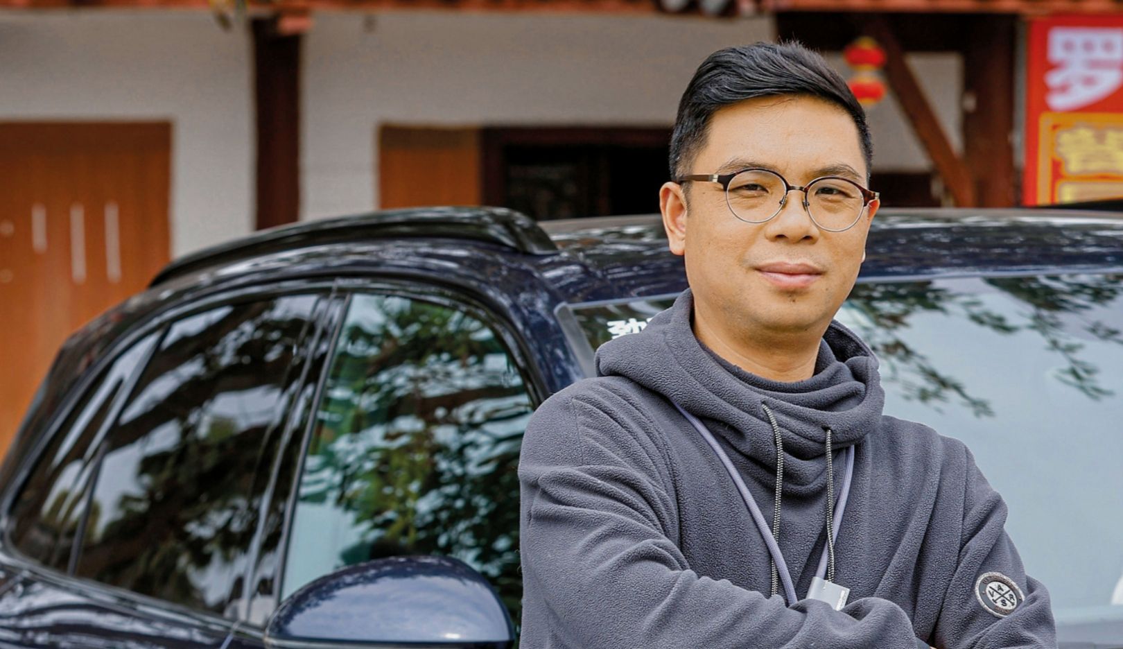 Loyal to the brand: “I’ve been driving Porsche for years. For me, it’s the car brand of my life,” explains Cao Yang.