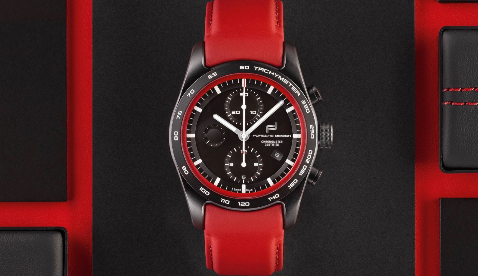 Wrist speedometer: All in the color of the car, and even the hands are configurable.