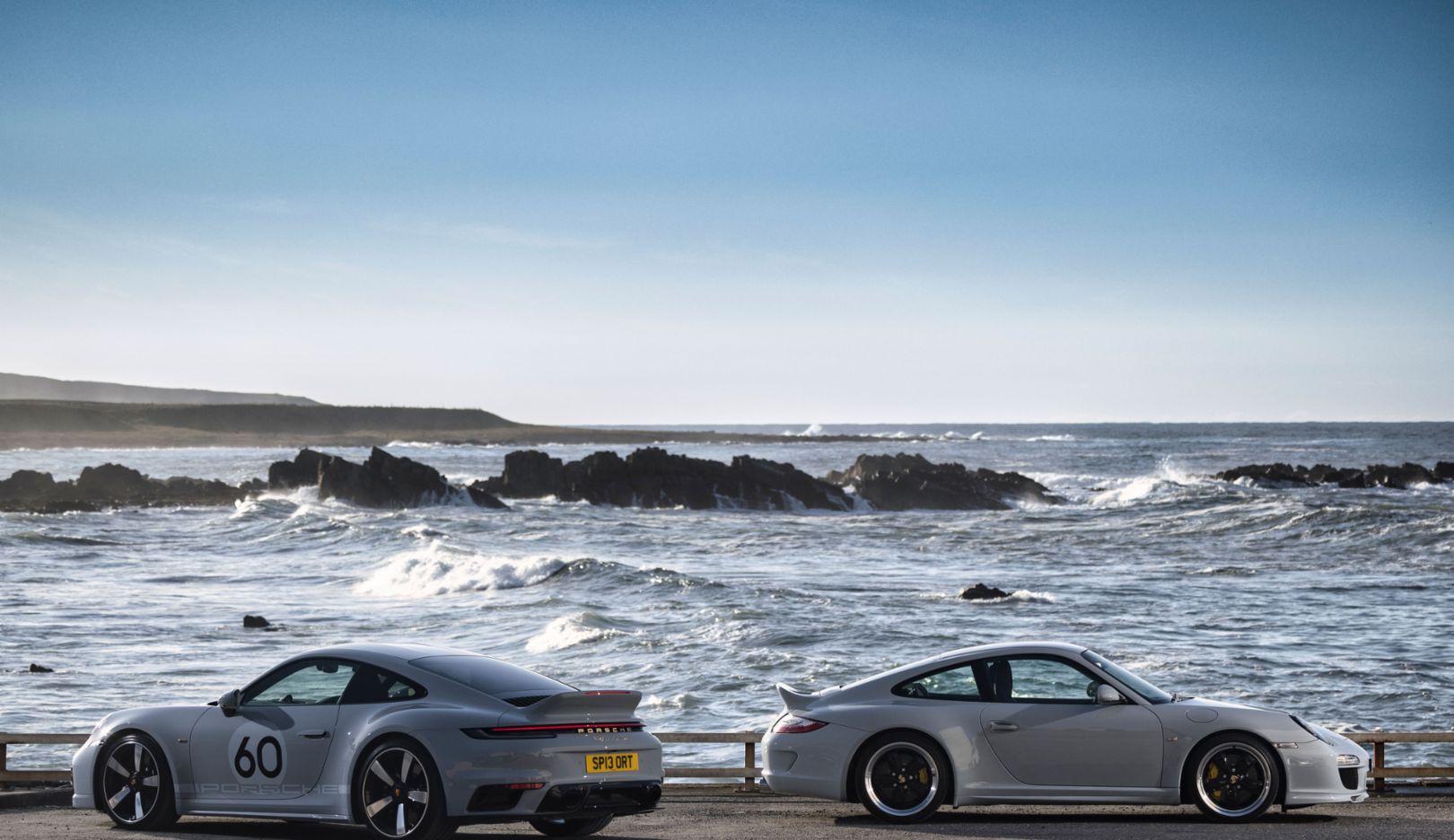 Rough surroundings: The North Sea is omnipresent in the life of Russell Shand – whether at work or on day trips with his 911 Sport Classic.
