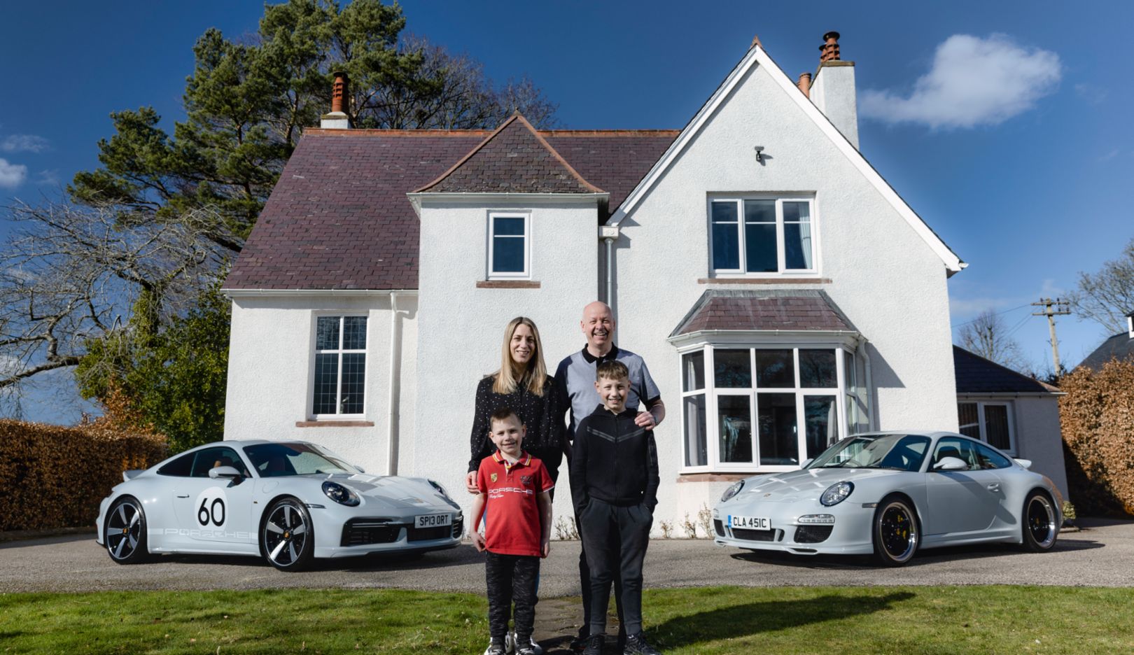 When he’s not working on the platform or taking a trip through Europe with one of his 911, the Scotsman enjoys spending time at home with his family. 