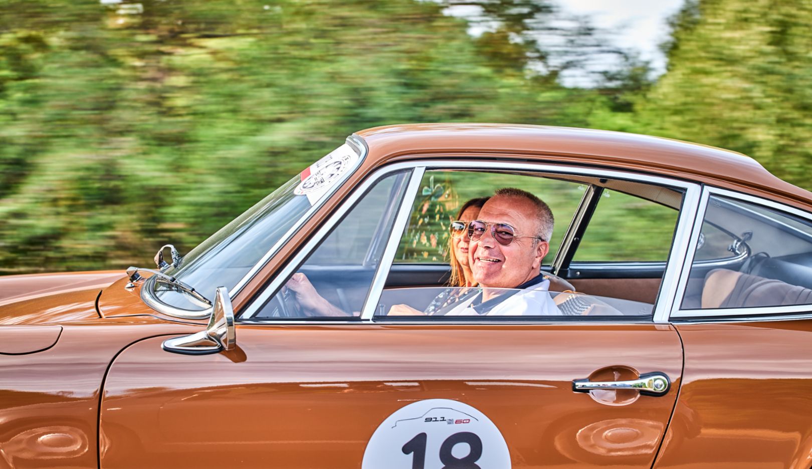 Vito Russo, een ondernemer uit Milaan, kocht de Porsche van de eerste eigenaar, die hem in 1972 in Stuttgart had opgehaald. 