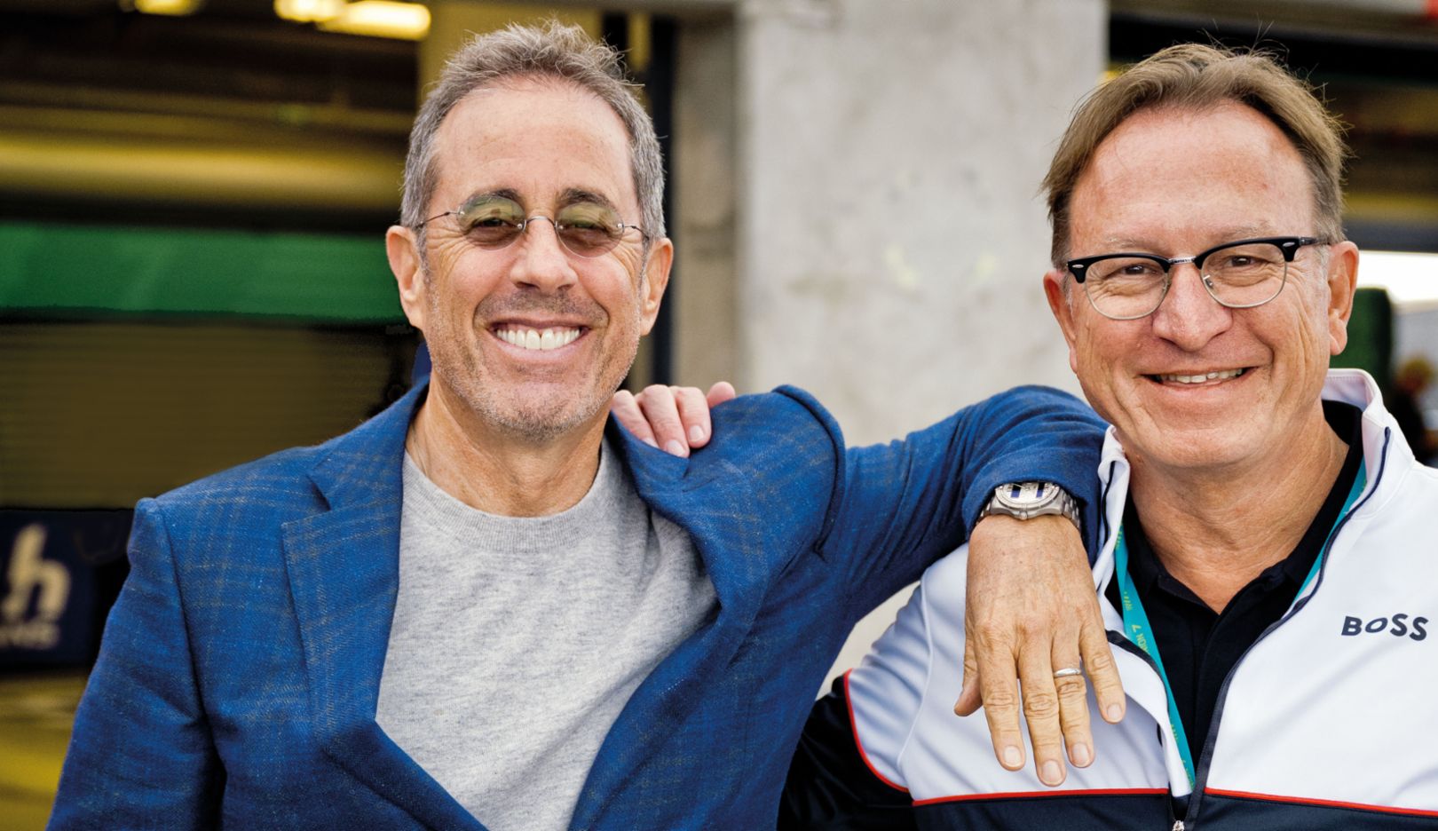 « Nous sommes aujourd’hui dans le plus bel endroit du monde. Peut-être de l’univers. » Jerry SEINFELD et Grant LARSON