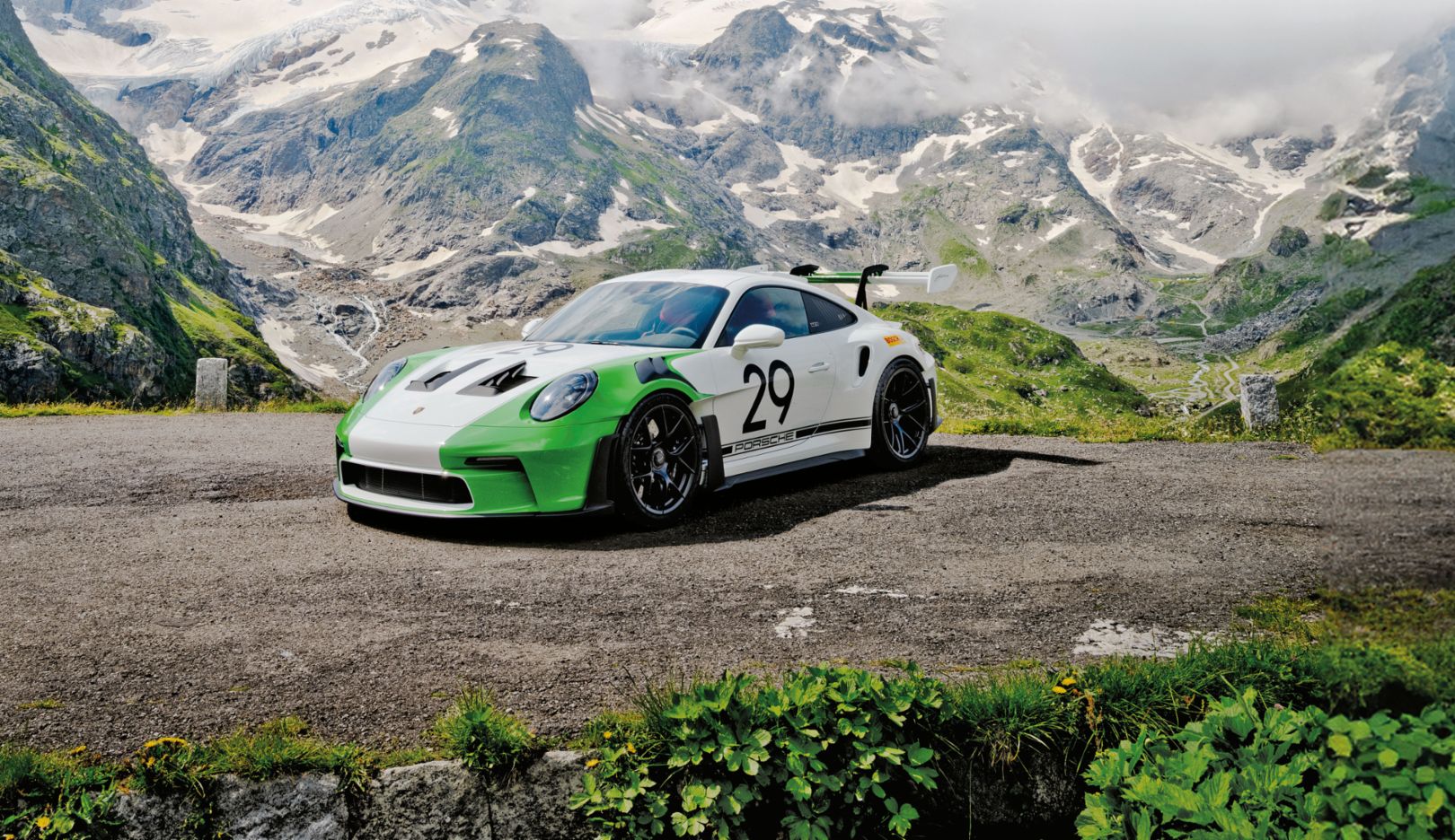 Numero giusto: la 911 GT3 RS «Tribute to Jo Siffert» porta il numero 29, con cui la 917 festeggiò a Zeltweg la sua prima vittoria.