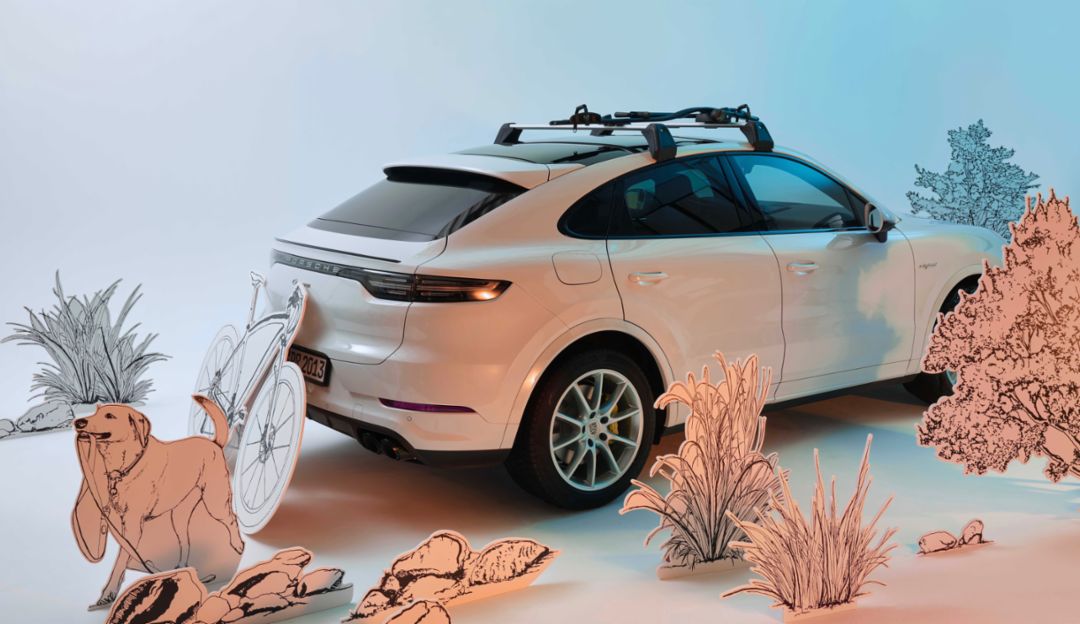 Porsche Cayenne E-Hybrid Coupé: Kraftstoffverbrauch (in l/100 km) kombiniert: 3,2–3,1, CO₂-Emissionen (g/km) 75–72, Stromverbrauch (kWh/100 km) kombiniert: 18,7–17,7 