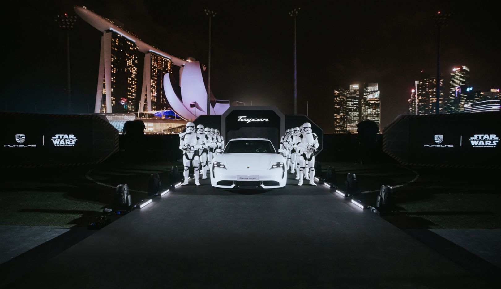 Porsche x Star Wars: Joining forces for the reveal of the Taycan in Singapore