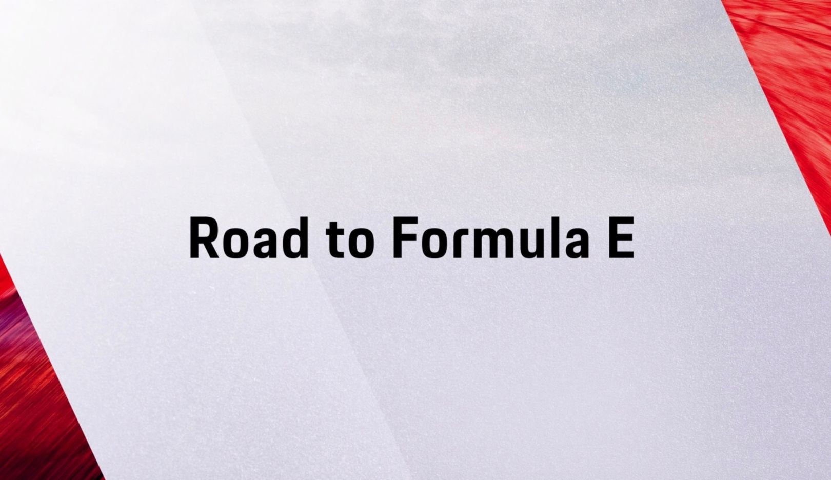 El "Camino hacia la Fórmula E" en una animación