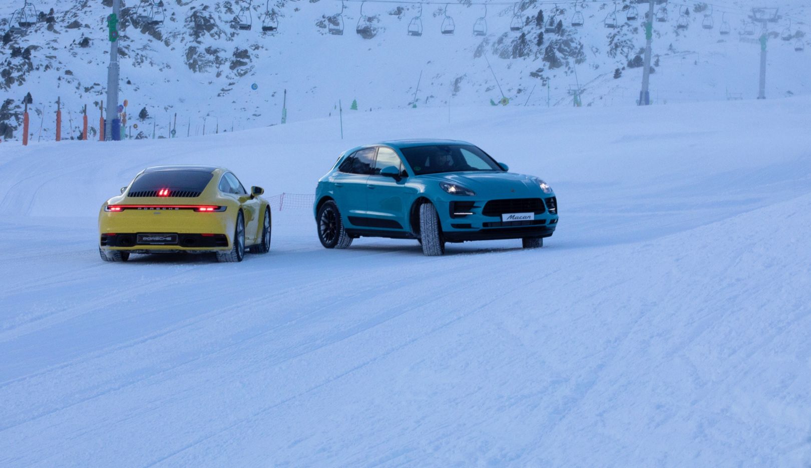 A ski day with Porsche