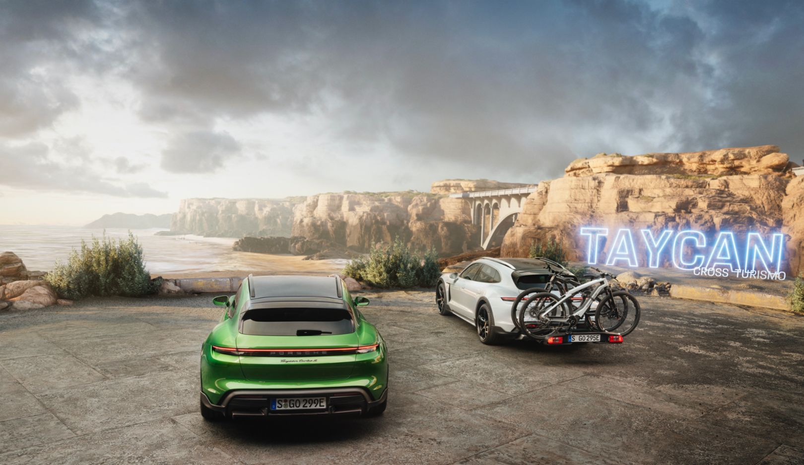 World premiere of the Taycan Cross Turismo: the all-rounder among electric sports cars
