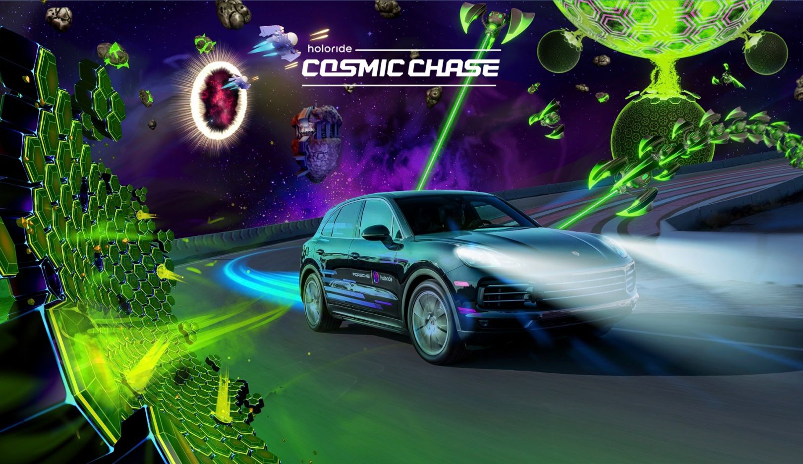 Cayenne S, Holoride, Cosmic Chase, 2022, Porsche AG 