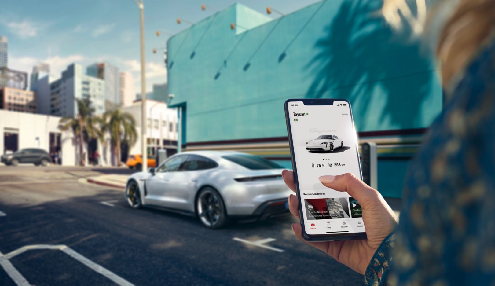 Taycan, Neue My Porsche App, 2022, Porsche AG