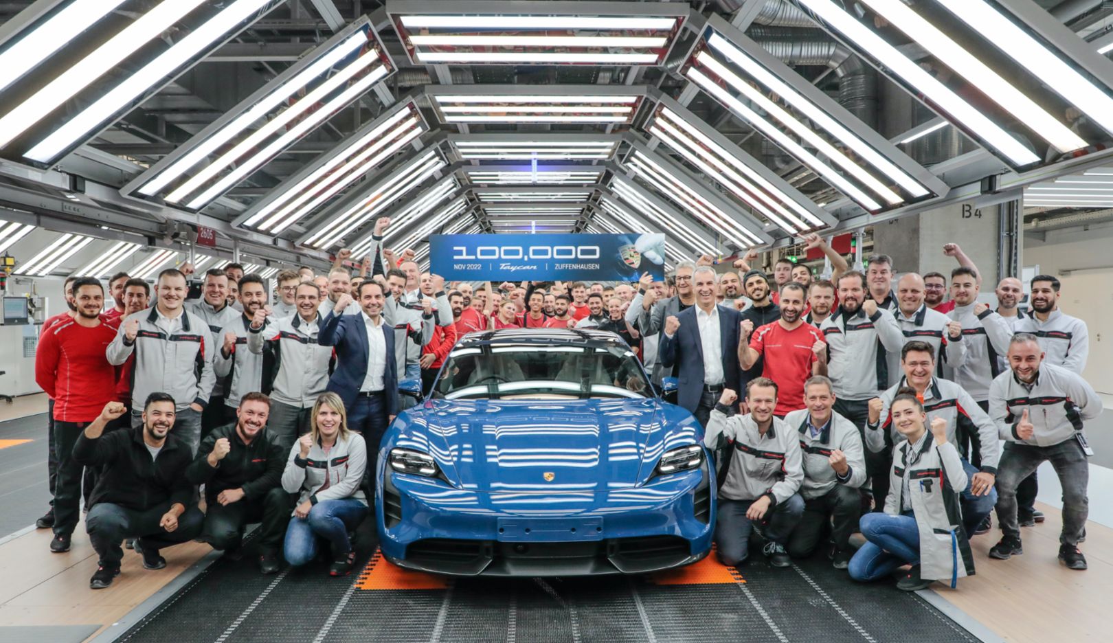 Porsche Taycan: Produktions-Jubiläum