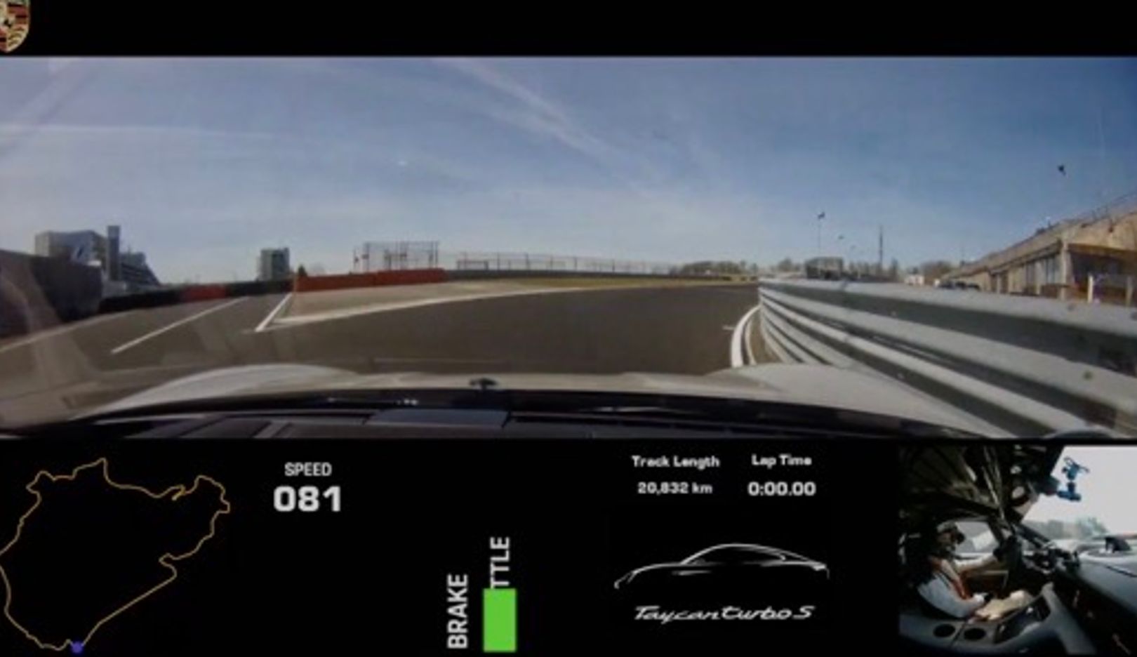 On-board video of the record lap