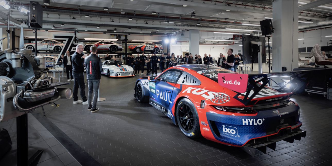 Timo Bernhard, Porsche Brand Ambassador, 911 GT3, Porsche Museum, Stuttgart, 2023, Porsche AG