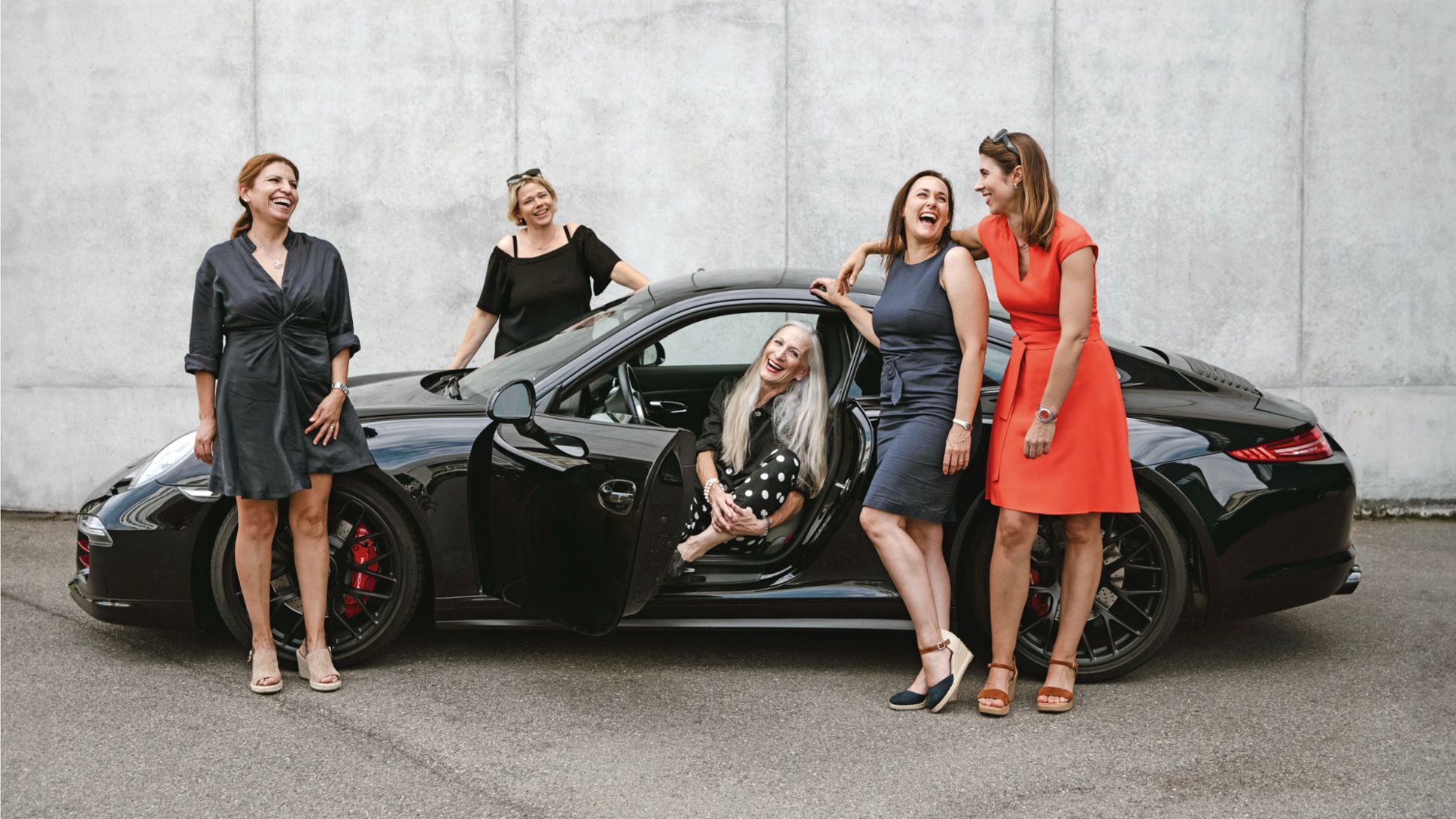 Ouchj Buck Maurer, Karin Strasser, Manuela Cottiati, Caroline Studer, Ami Heiniger, 2024, Porsche AG