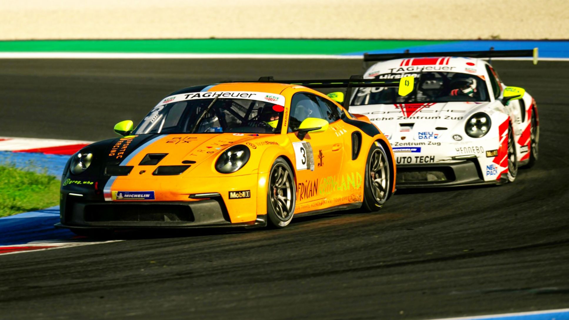Gregor Burkard, Felix Hirsiger (l-r), Porsche Sprint Challenge Suisse: GT3 Cup, 2024, Porsche Schweiz AG