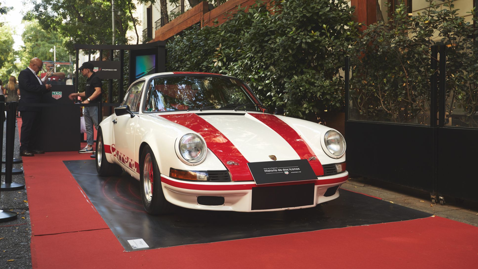 Porsche 911 RS 2.7, exposición "Motor de la elegancia: historia de dos iconos", Porsche, TAG Heuer, Madrid, 2023, Porsche Ibérica
