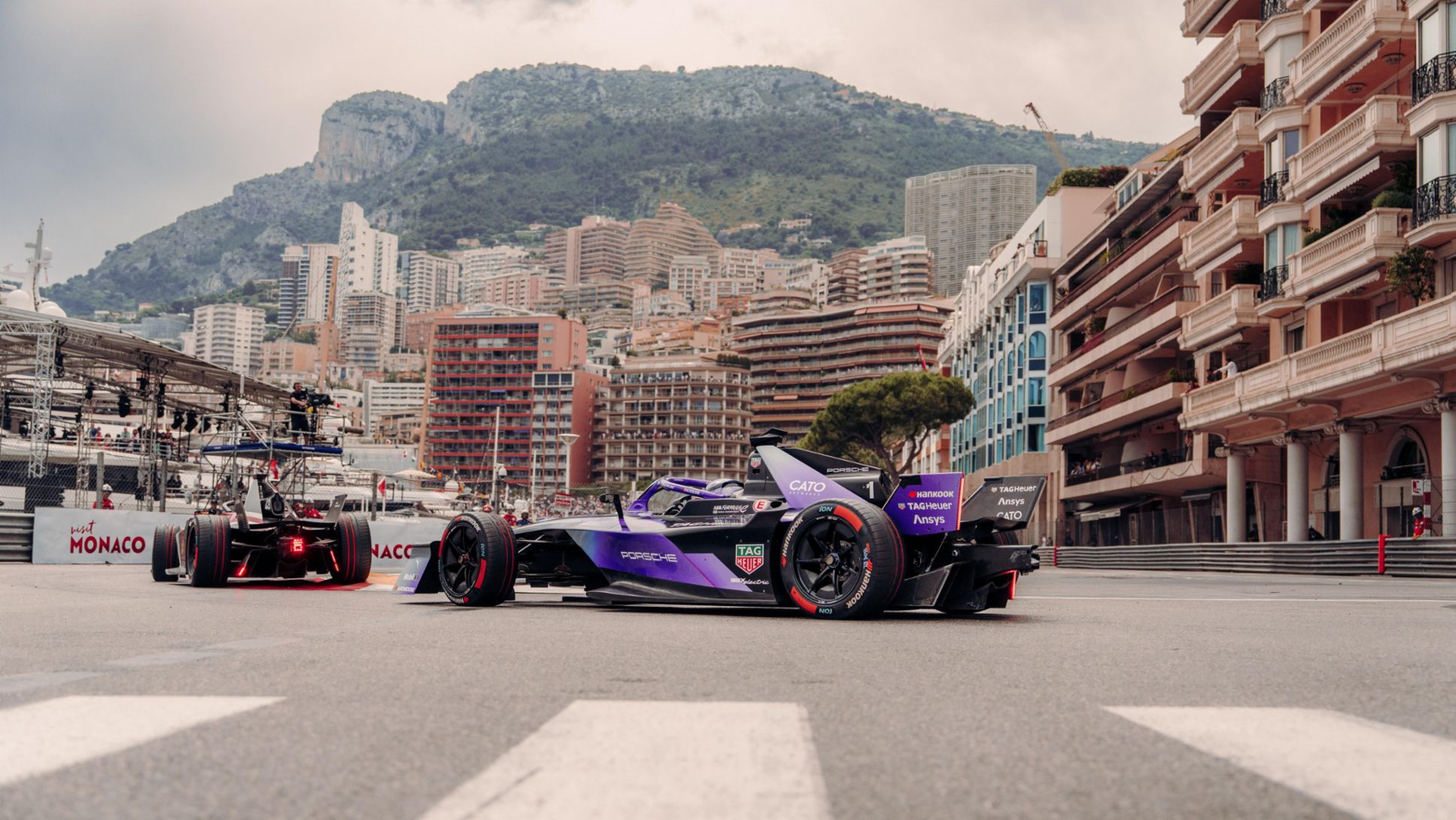 Pascal Wehrlein, Porsche 99X Electric (nº 1), 1ª carrera del E-Prix de Mónaco, 2025, Porsche AG