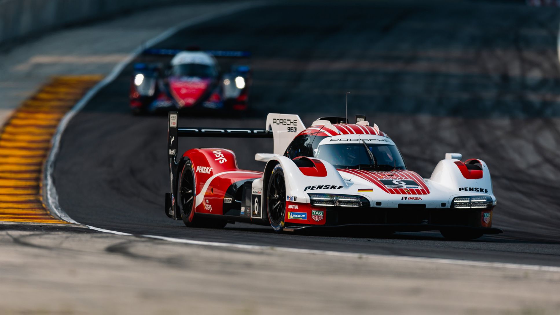 Porsche 963, Porsche Penske Motorsport (nº 6), Matt Campbell (Australia), Mathieu Jaminet (FRA), Road America, campeonato IMSA, 2025, Porsche AG