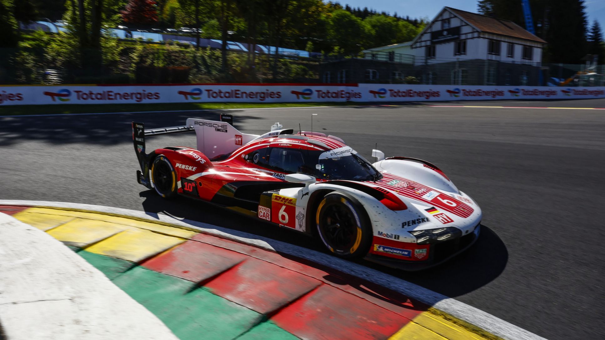 Porsche 963, Porsche Penske Motorsport (nº 6), Kévin Estre (FRA), Laurens Vanthoor (BEL), Pascal Wehrlein (ALE), 6 Horas de Spa-Francorchamps, Campeonato del Mundo de Resistencia FIA (WEC), 2025, Porsche AG