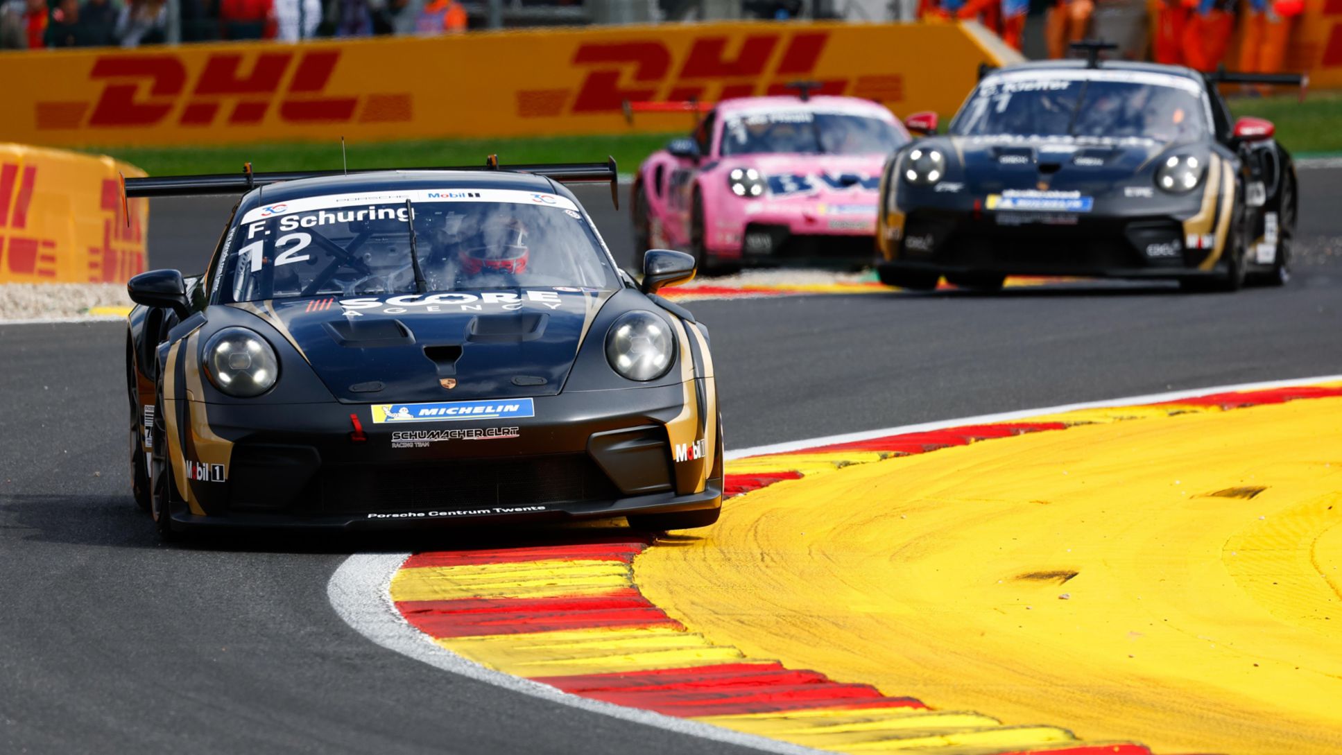 Flynt Schuring (PB), Schumacher CLRT (n&ordm; 12), Porsche 911 Cup, Porsche Mobil 1 Supercup, B&eacute;lgica, 2026, Porsche AG