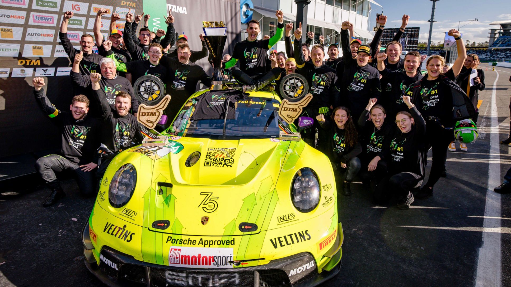 Team Manthey EMA, DTM Champions 2023, Hockenheimring, 2023, Porsche AG