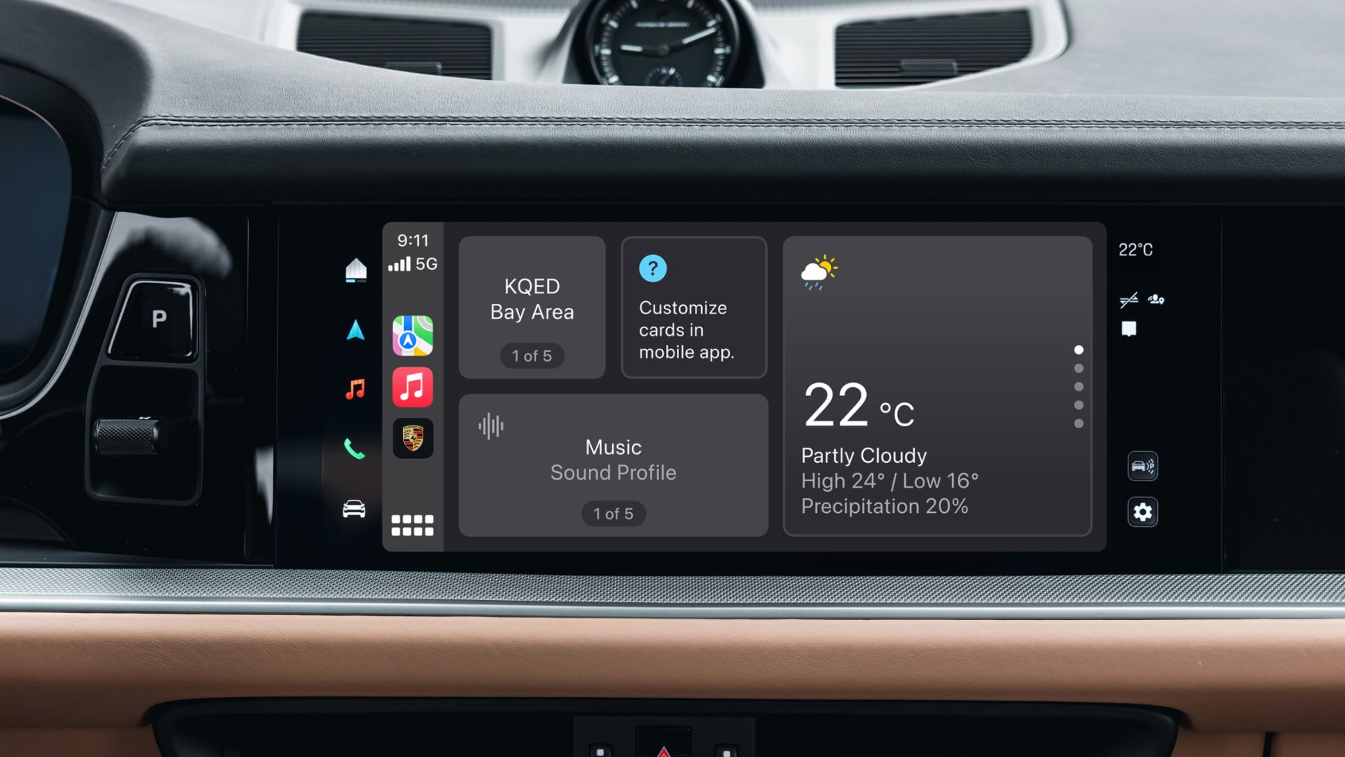 My Porsche app ofrece nuevas funcionalidades en Apple CarPlay