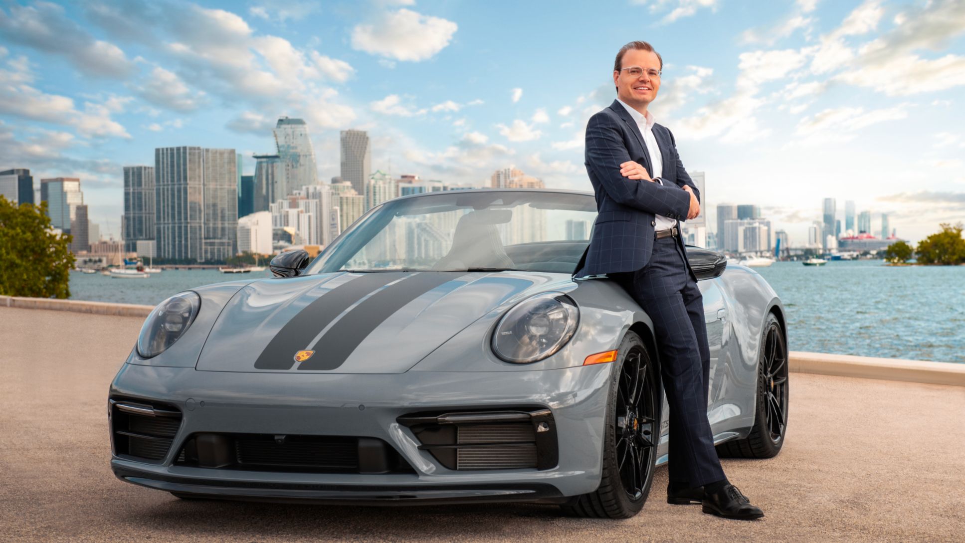 911 Carrera 4 GTS Cabriolet, Tobias Eninger, presidente y director general de Porsche Latin America, Miami, 2023, Porsche Latin America