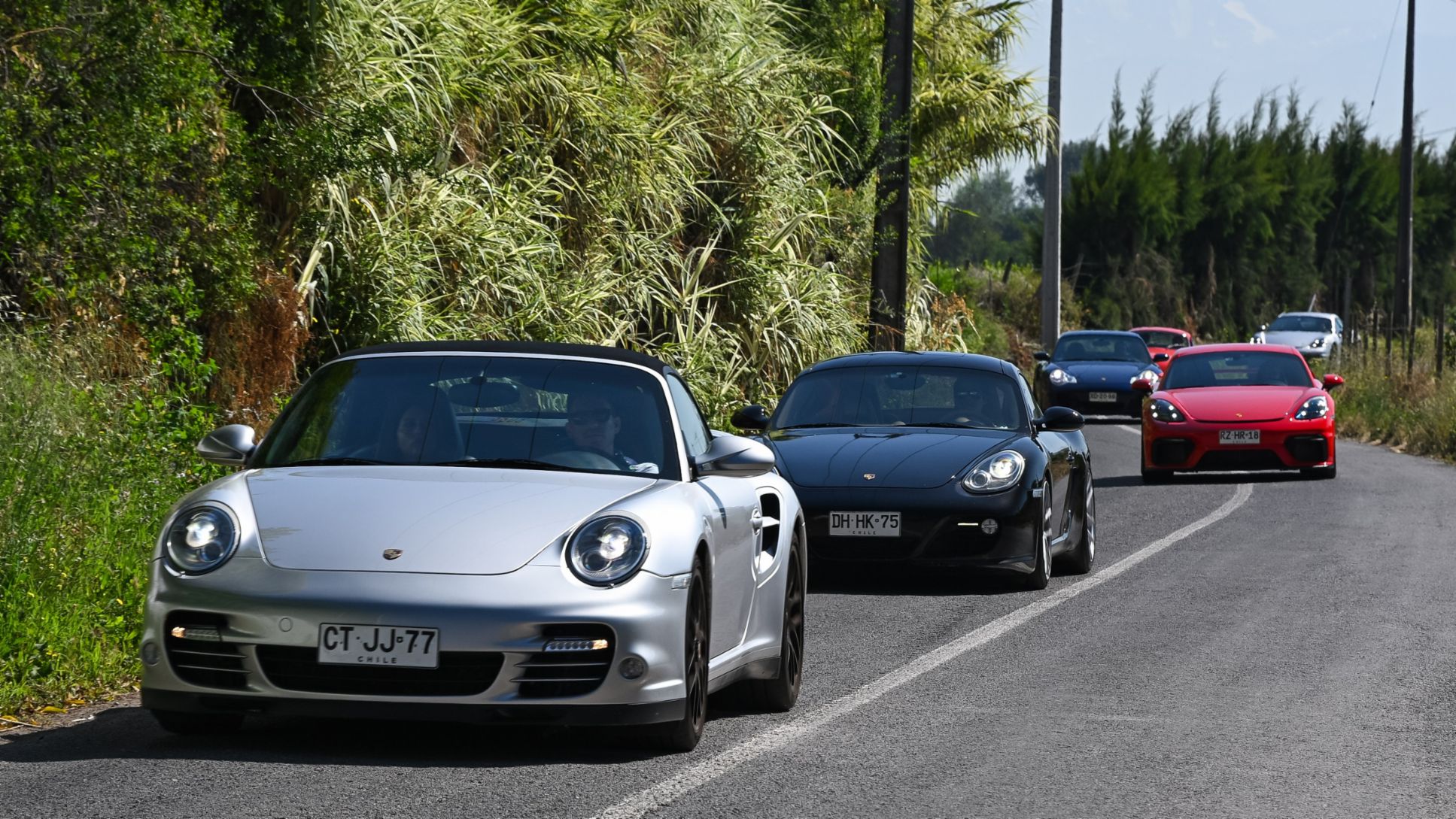 Porsche Parade, Lago Valle Maipo, Santiago, Chile, 2025