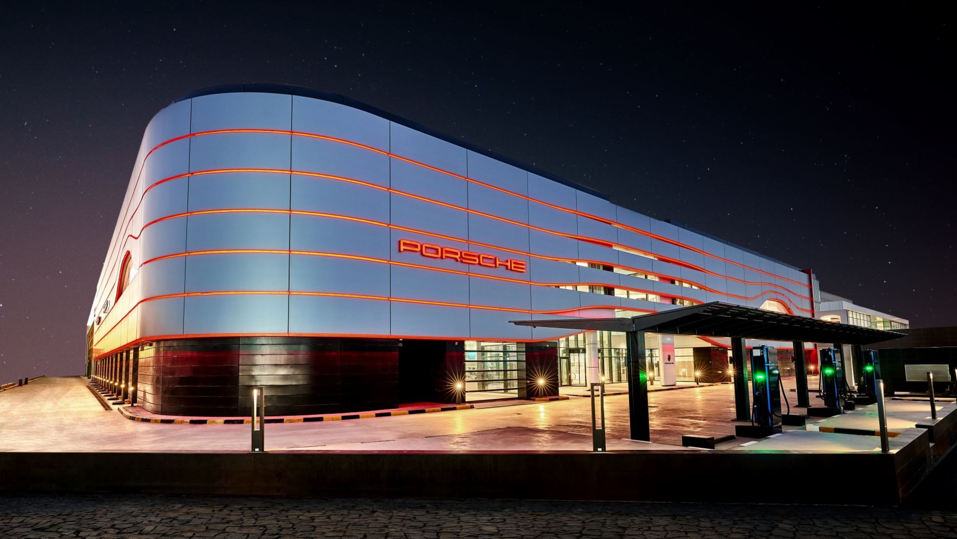 New Facility, Shuwaikh, Kuwait, 2024, Porsche Middle East &amp; Africa