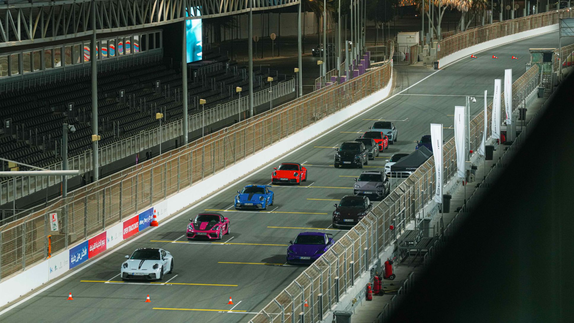 Porsche World Road Show, Jeddah Corniche Circuit, Saudi Arabia, 2025, Porsche Middle East