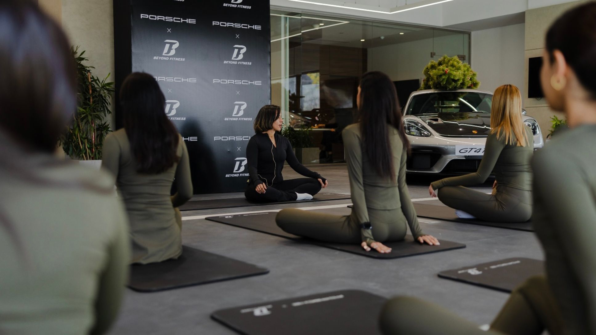 Wellness yoga experience, Porsche Centre Egypt, Cairo, 2025, Porsche Middle East