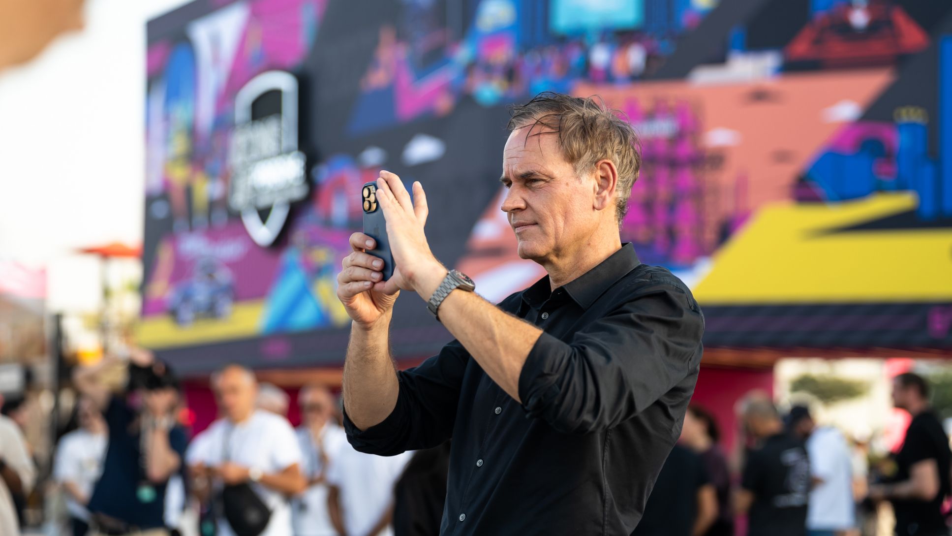Oliver Blume, Icons of Porsche, Dubai, 2025, Porsche Middle East