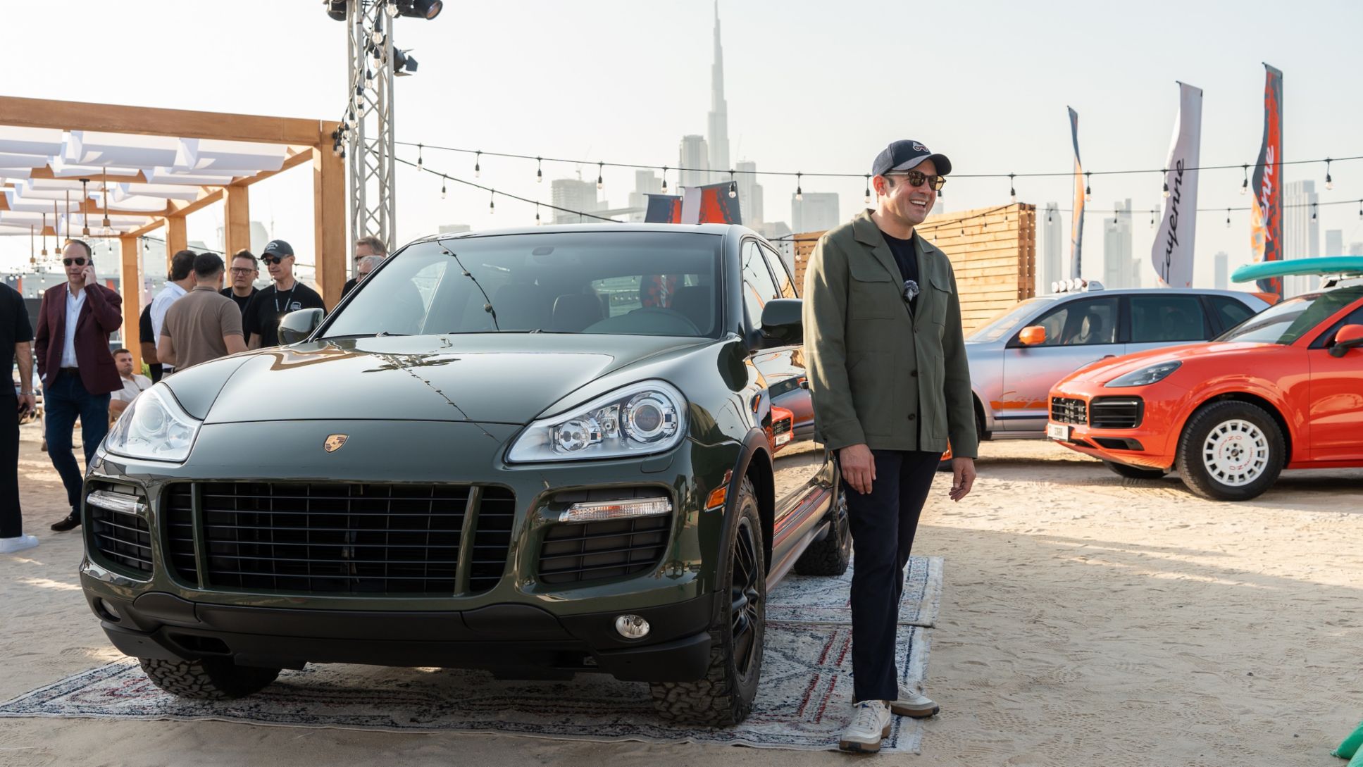 Phillip Sarofim, entrepreneur and car collector, Cayenne GTS (2009), Sonderwunsch, Icons of Porsche, Dubai, 2025, Porsche Middle East