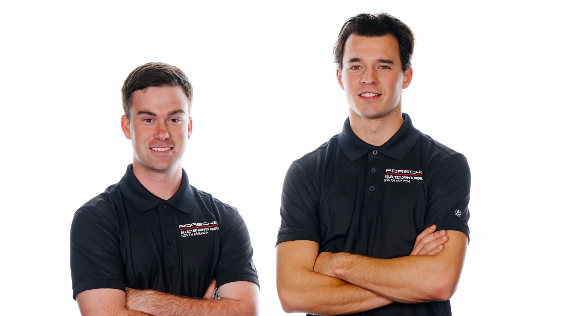 Riley Dickinson and Kay van Berlo make up the lineup for the 2024 Porsche Selected Driver Program North America