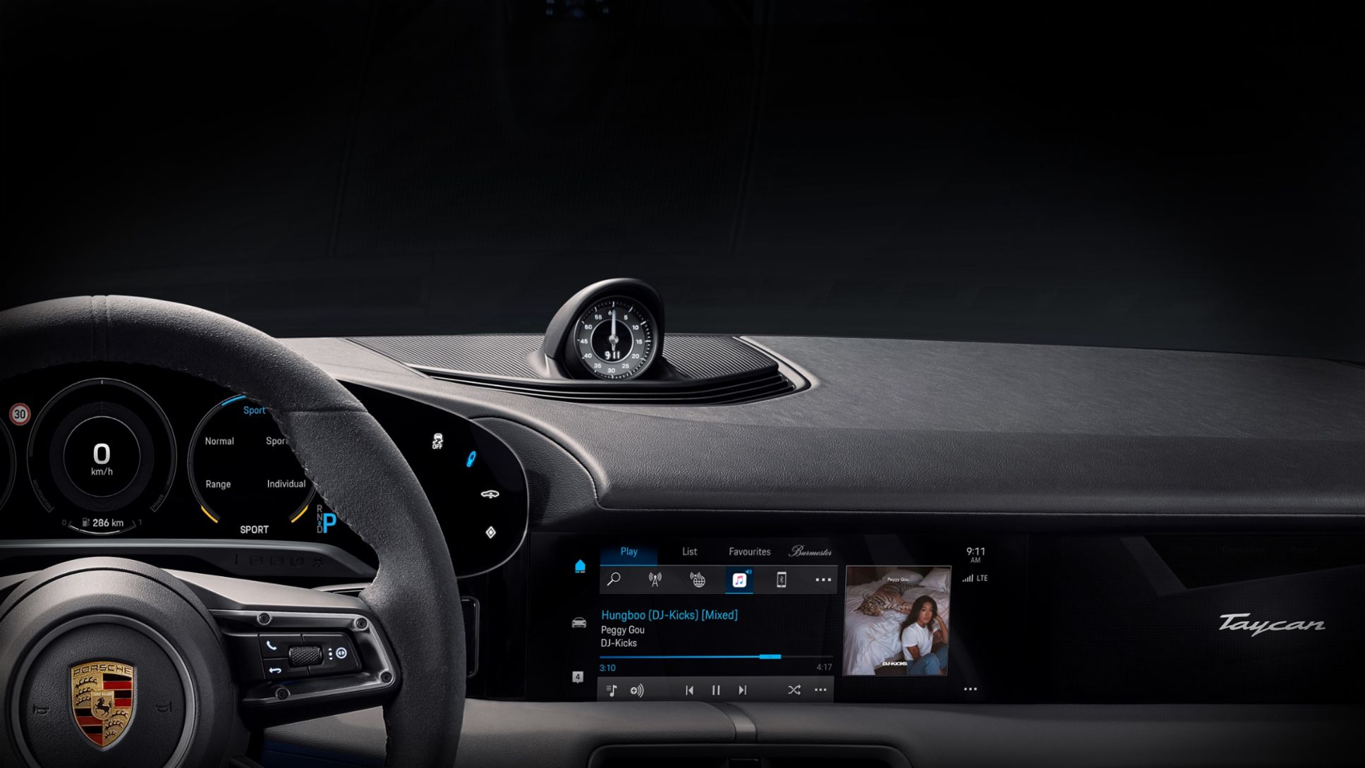 Porsche Taycan adds Apple Music built-in 