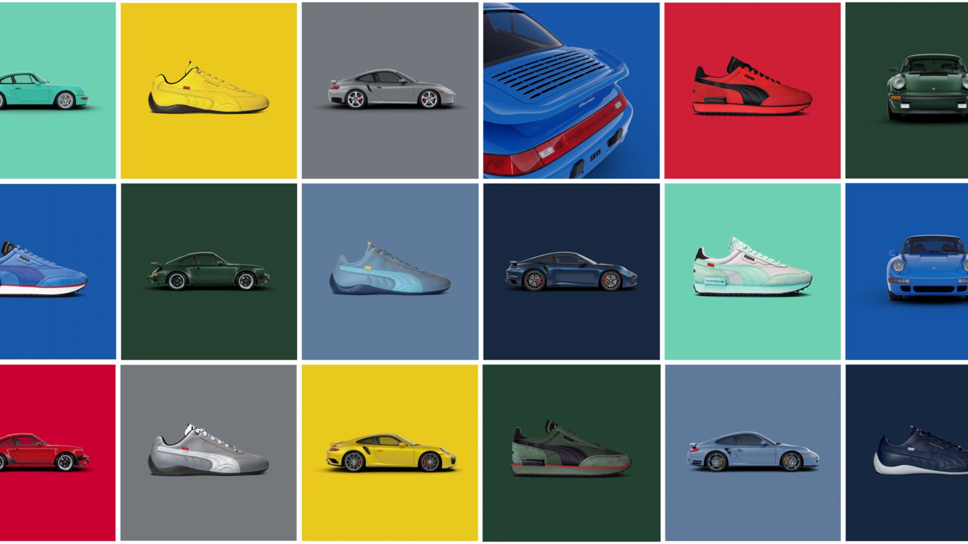 Porsche x PUMA "Icons of Fast" collection, 2020, PCNA