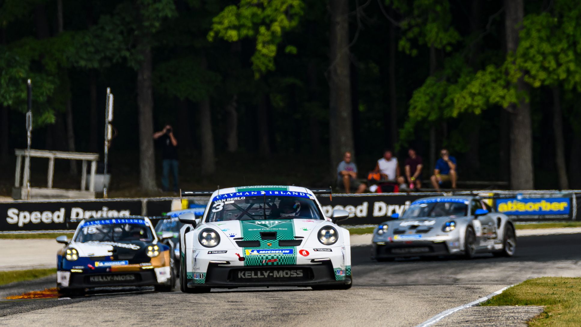 No. 3 Kelly-Moss Road and Race - Kay van Berlo (Netherlands), 911 GT3 Cup, Porsche Carrera Cup North America Presented by the Cayman Islands - Road America - Aug 6 - 8 - Road America, Elkhart Lake Wisconsin, USA
