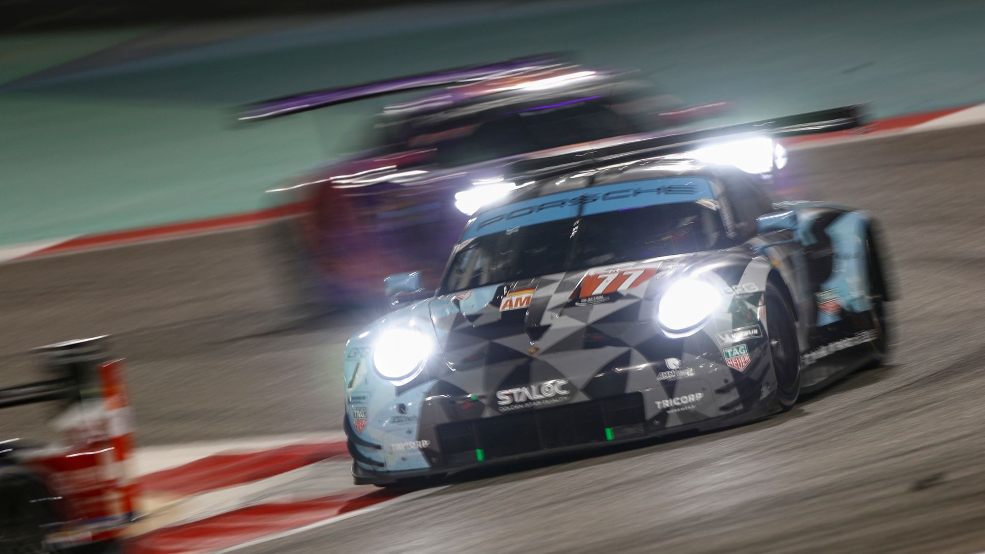 Porsche 911 RSR, Dempsey Proton Racing (#77), Dennis Olsen (N), Christian Ried (D), Riccardo Pera (I), Bahrain, 2020, PCNA
