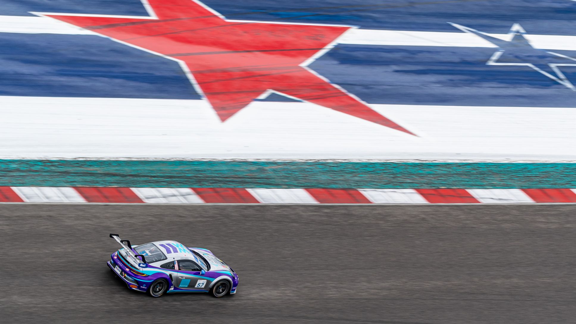 John Goetz (USA) in the No. 57 Wright Motorsports Porsche 911 GT3 Cup car at COTA - Porsche Carrera Cup North America Presented by the Cayman Islands during COTA Practice, 911 GT3 Cup, COTA, Austin, 2021, PCNA