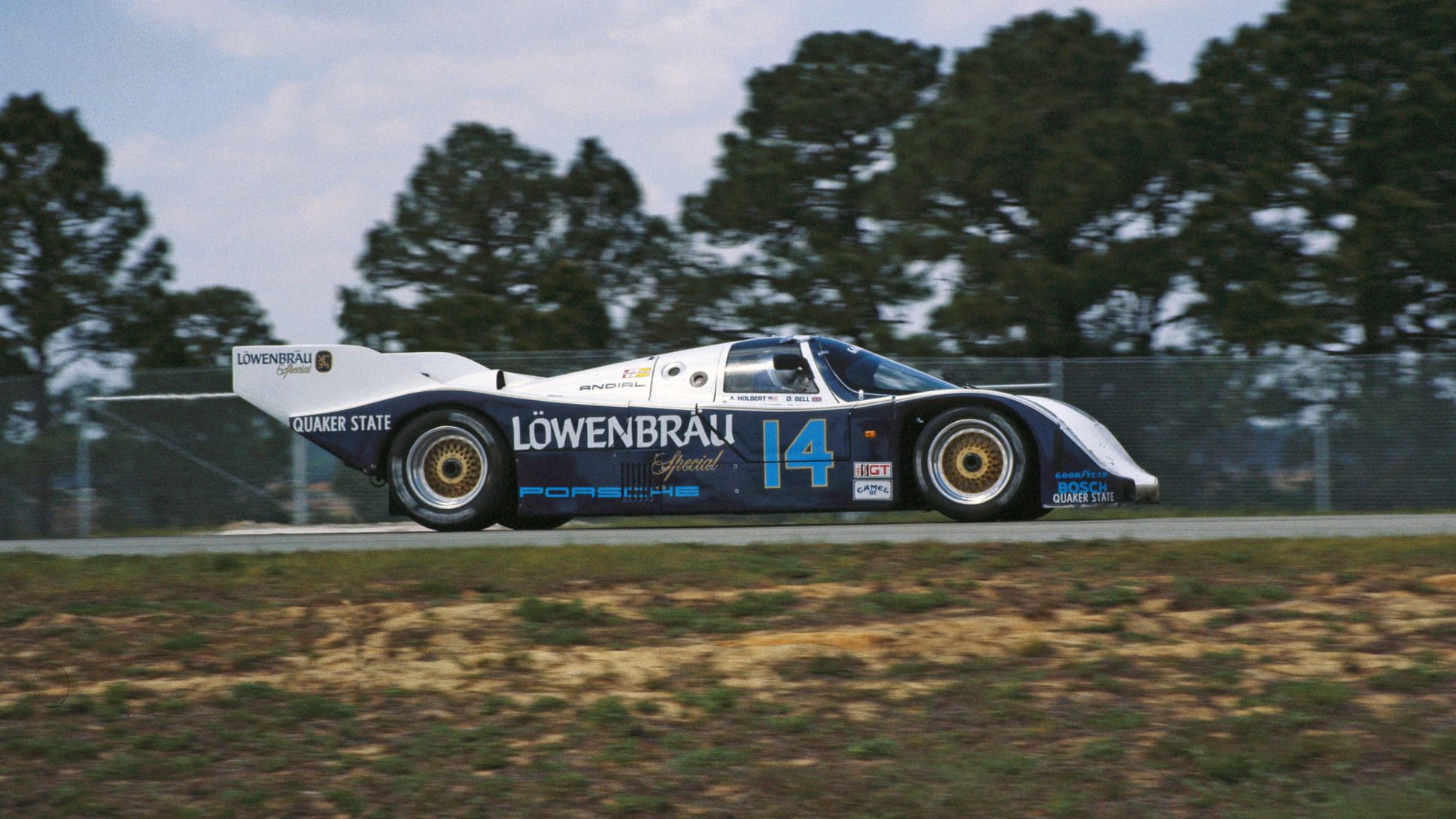 Al Holbert, Holbert Racing Porsche 962, 1986, PCNA