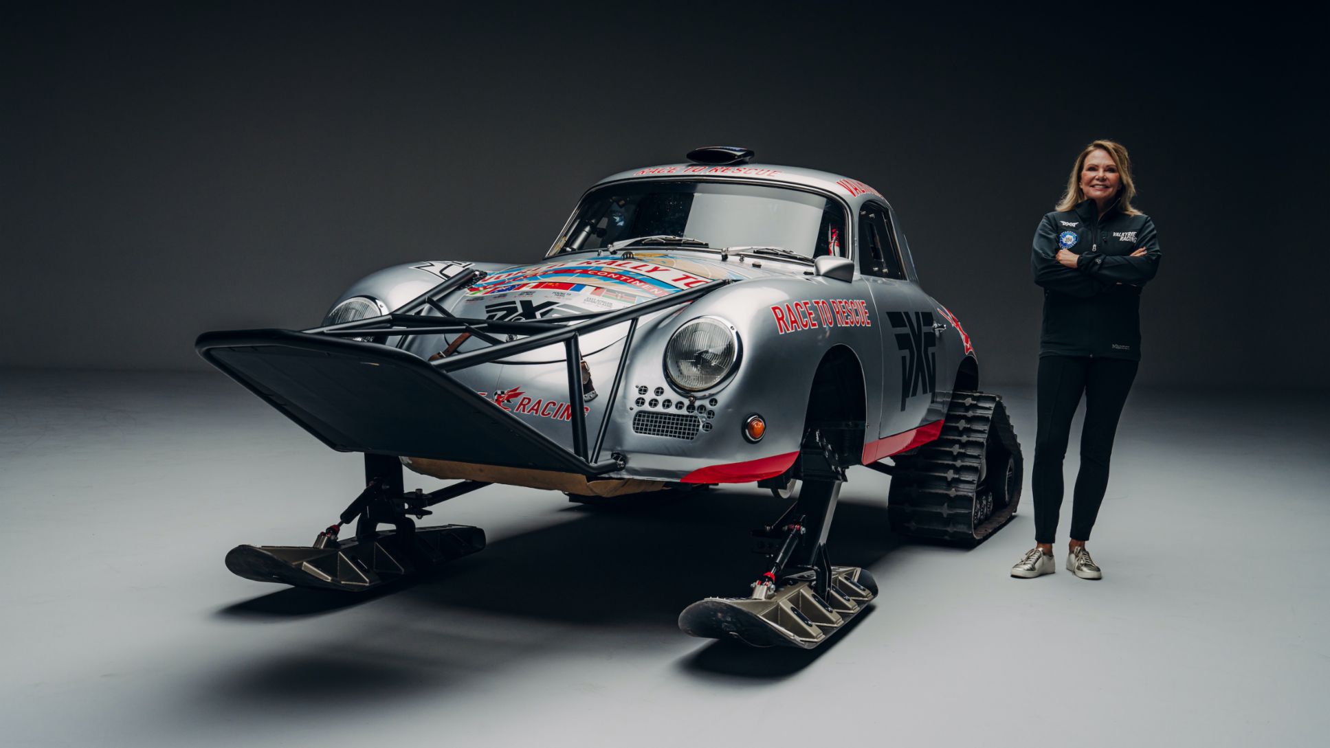 Renee Brinkerhoff, Porsche 356 A de 1956, Proyecto 356 World Rally Tour, 2021, Porsche AG